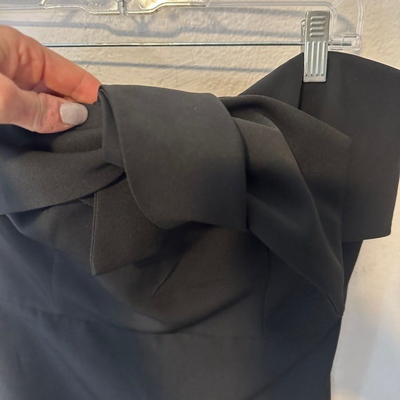 Sam Edelman NWT NEW Bow Front Cocktail Mini Dress $128 Strapless Sz 12 party - Picture 3 of 7